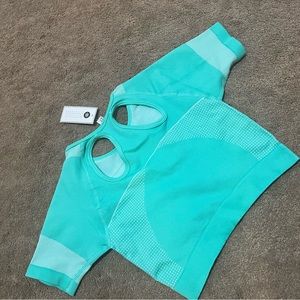 ASTORIA FORCE ELECTRIC BLUE SPORTS CROP